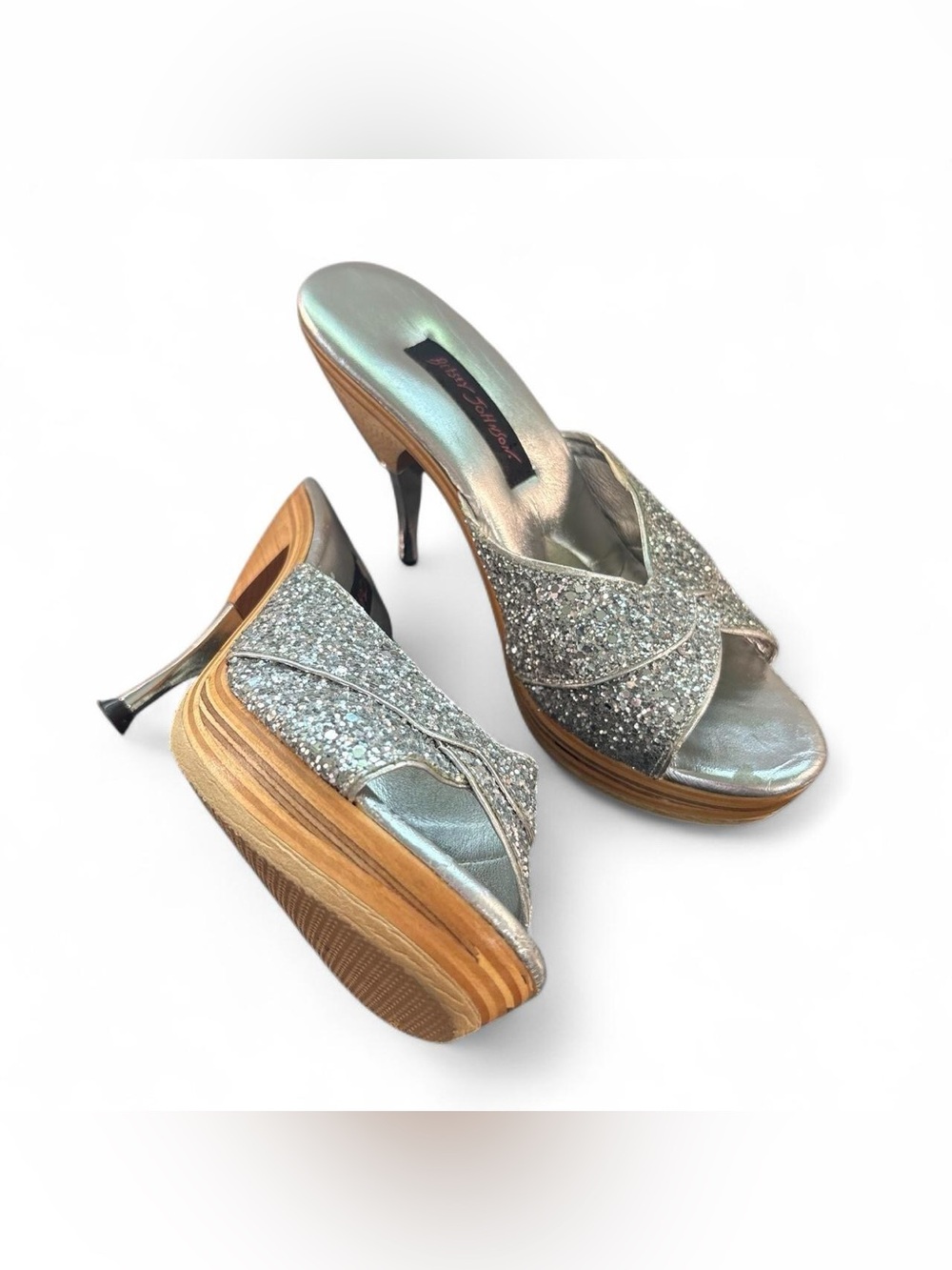 Vintage Betsey Johnson Polly Slide Mules Size 7